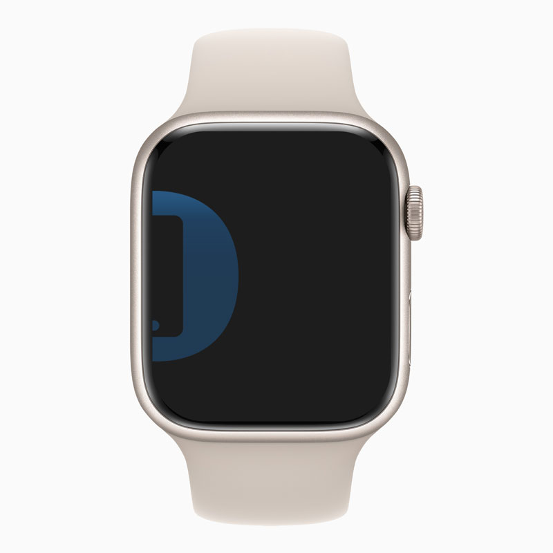 Apple Watch Series 6 40mm - Blauw Aluminium Blauw Sportband