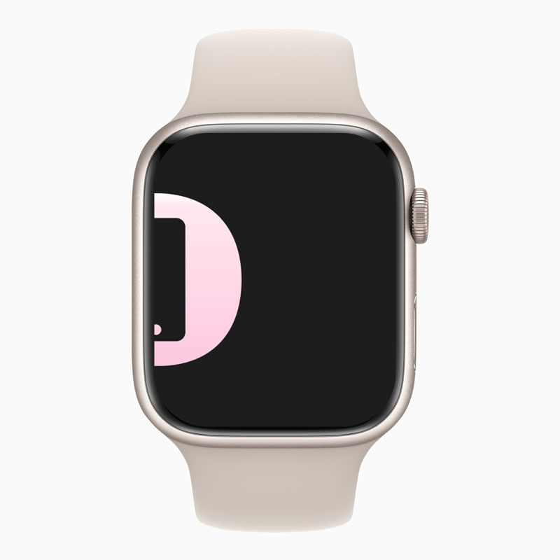 Apple Watch Series 6 40mm - Goud Aluminium Roze Sportband